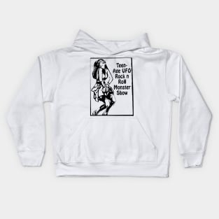 Teenage U.F.O. Rock 'n' Roll Monster Show Kids Hoodie